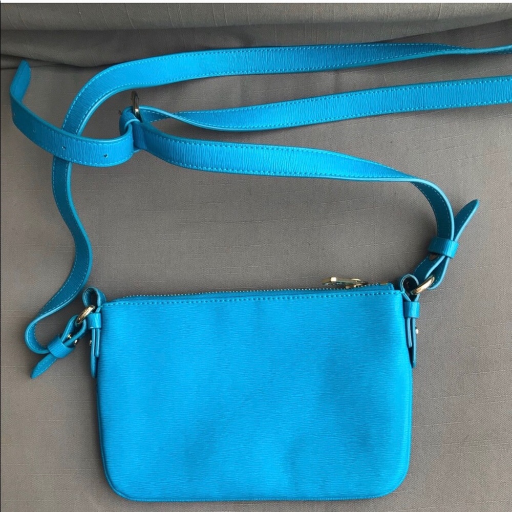 Ralph Lauren Blue Crossbody Bag. PoshPurchase - Picture 2 of 5